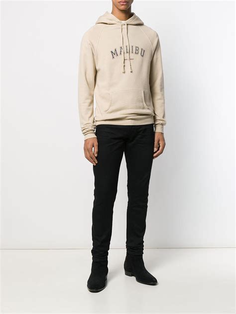 Saint Laurent Men's Malibu Hoodie Sweatshirt 